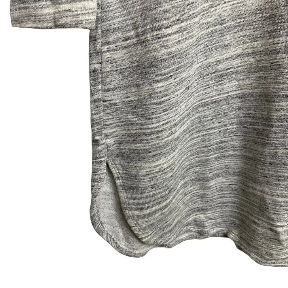 Anthropologie Left of Center Gray Marled Sweatshirt Dress S‎ (2615)